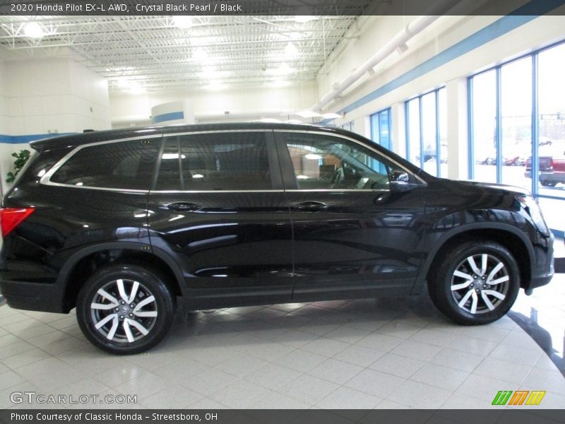 Crystal Black Pearl / Black 2020 Honda Pilot EX-L AWD