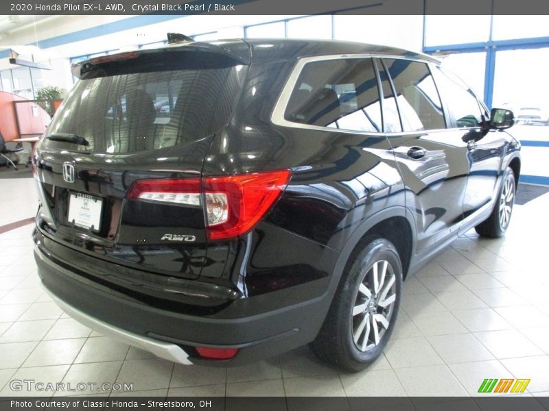 Crystal Black Pearl / Black 2020 Honda Pilot EX-L AWD