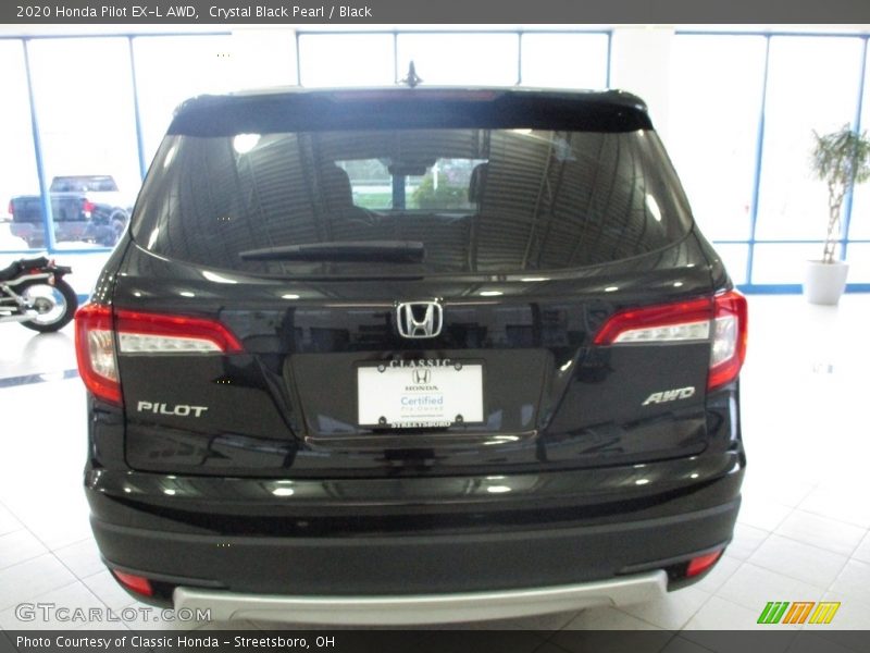 Crystal Black Pearl / Black 2020 Honda Pilot EX-L AWD