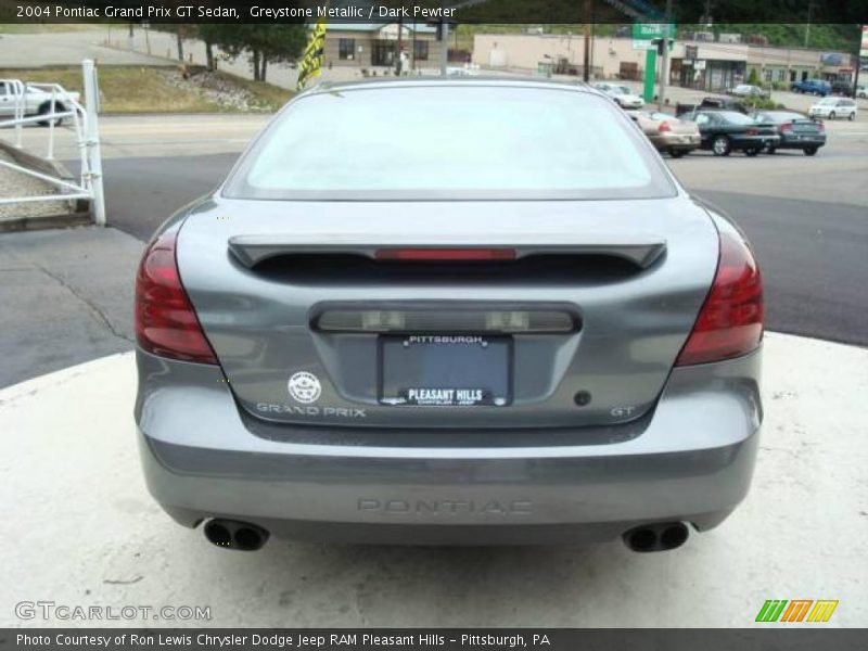 Greystone Metallic / Dark Pewter 2004 Pontiac Grand Prix GT Sedan