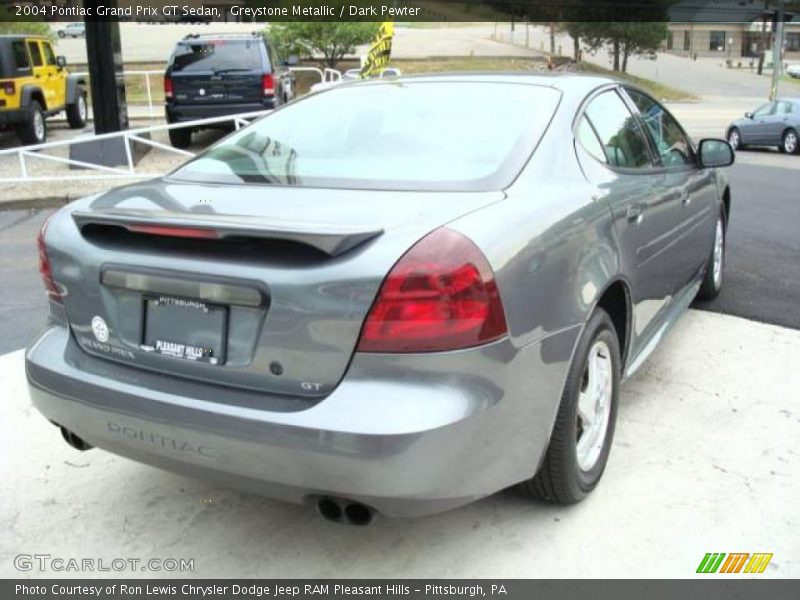Greystone Metallic / Dark Pewter 2004 Pontiac Grand Prix GT Sedan