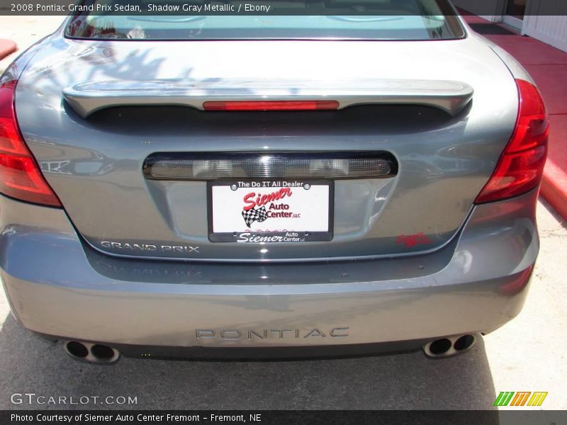 Shadow Gray Metallic / Ebony 2008 Pontiac Grand Prix Sedan