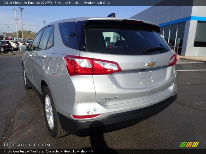 Silver Ice Metallic / Medium Ash Gray 2019 Chevrolet Equinox LS AWD