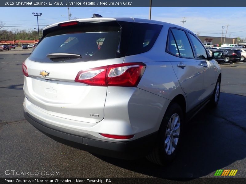 Silver Ice Metallic / Medium Ash Gray 2019 Chevrolet Equinox LS AWD