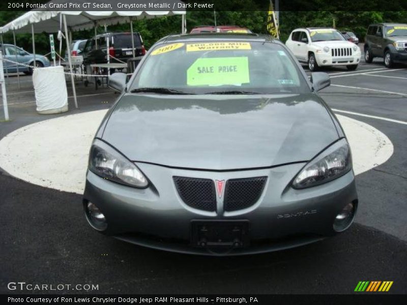 Greystone Metallic / Dark Pewter 2004 Pontiac Grand Prix GT Sedan
