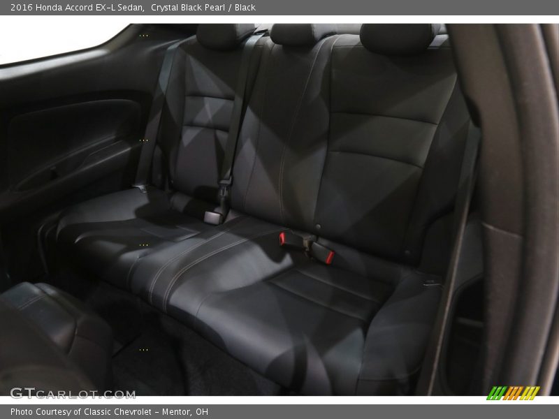 Crystal Black Pearl / Black 2016 Honda Accord EX-L Sedan