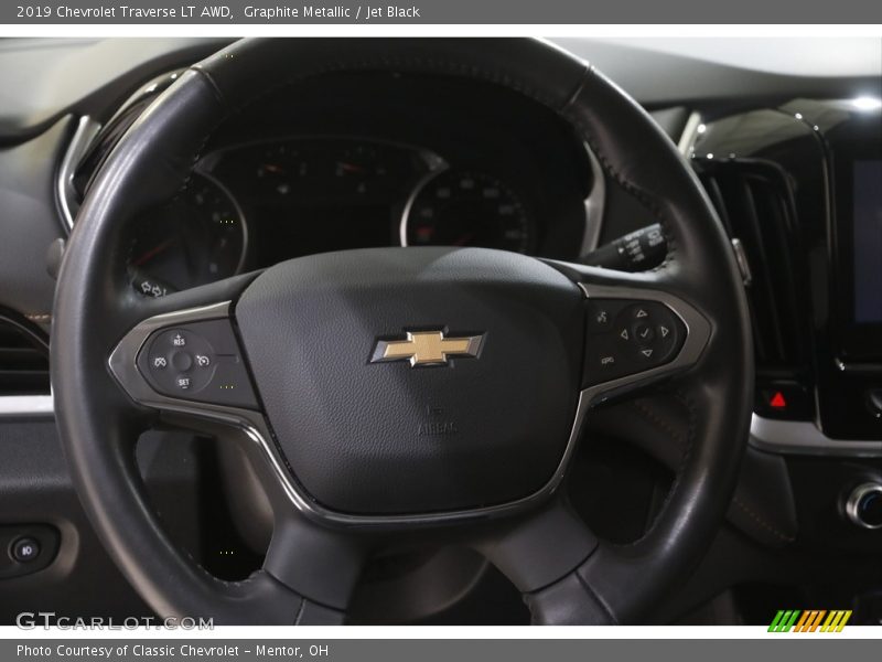 Graphite Metallic / Jet Black 2019 Chevrolet Traverse LT AWD