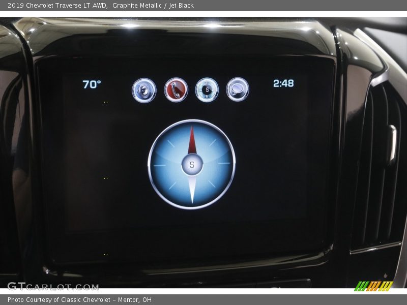 Graphite Metallic / Jet Black 2019 Chevrolet Traverse LT AWD