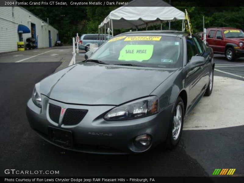 Greystone Metallic / Dark Pewter 2004 Pontiac Grand Prix GT Sedan