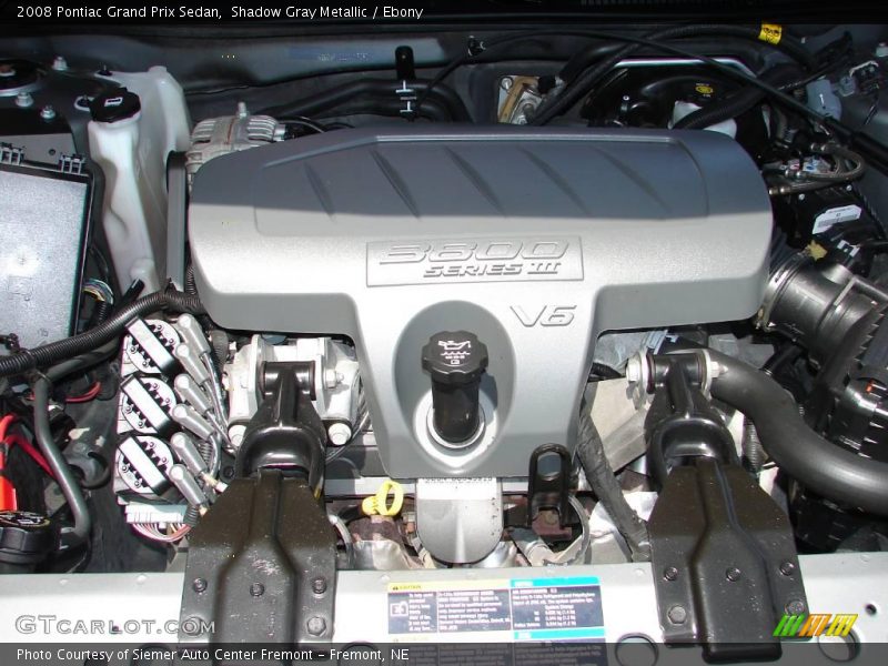 Shadow Gray Metallic / Ebony 2008 Pontiac Grand Prix Sedan