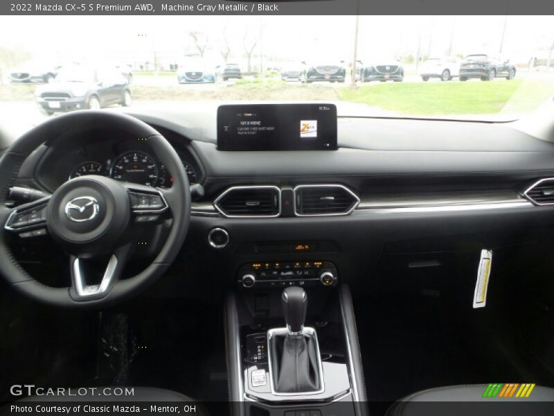 Machine Gray Metallic / Black 2022 Mazda CX-5 S Premium AWD