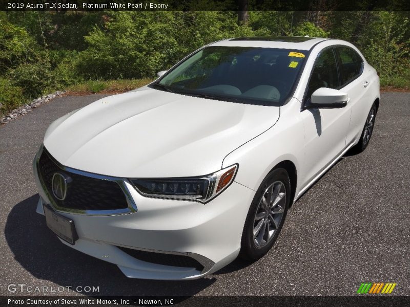 Platinum White Pearl / Ebony 2019 Acura TLX Sedan