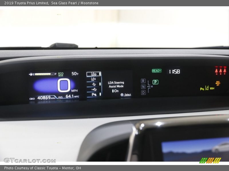 Sea Glass Pearl / Moonstone 2019 Toyota Prius Limited