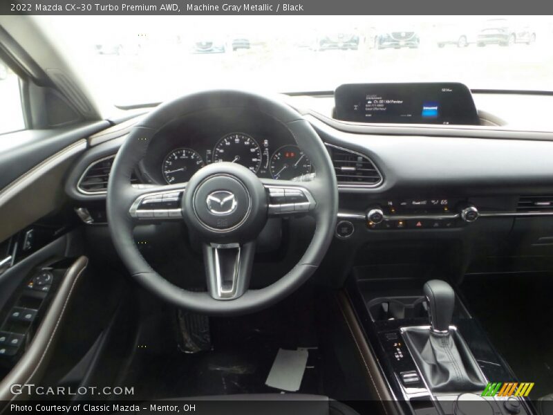 Machine Gray Metallic / Black 2022 Mazda CX-30 Turbo Premium AWD