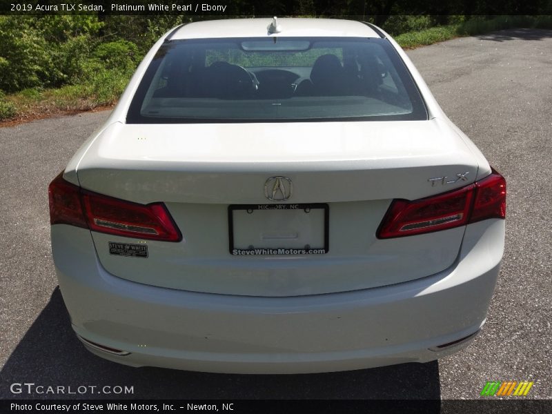 Platinum White Pearl / Ebony 2019 Acura TLX Sedan