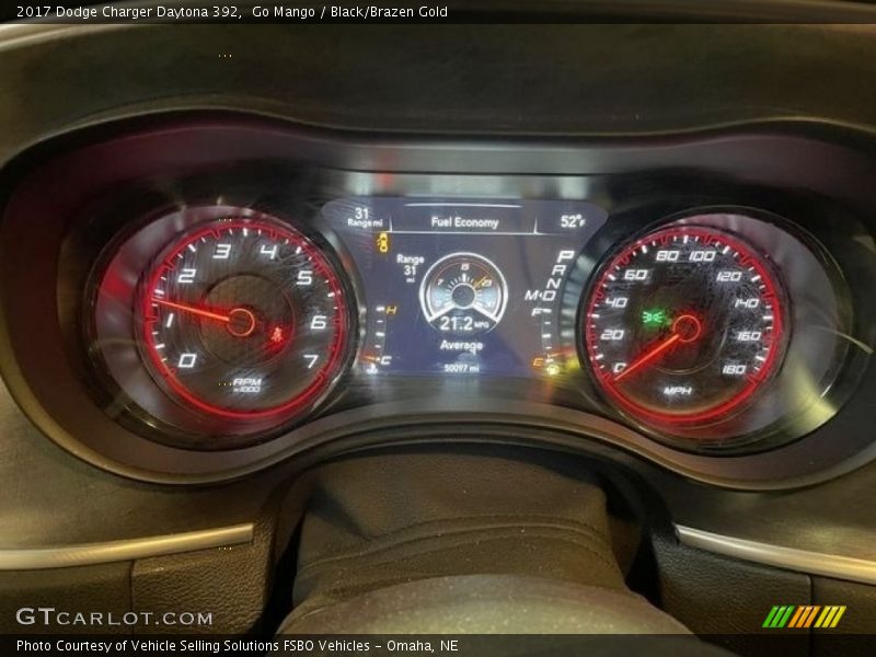 Go Mango / Black/Brazen Gold 2017 Dodge Charger Daytona 392