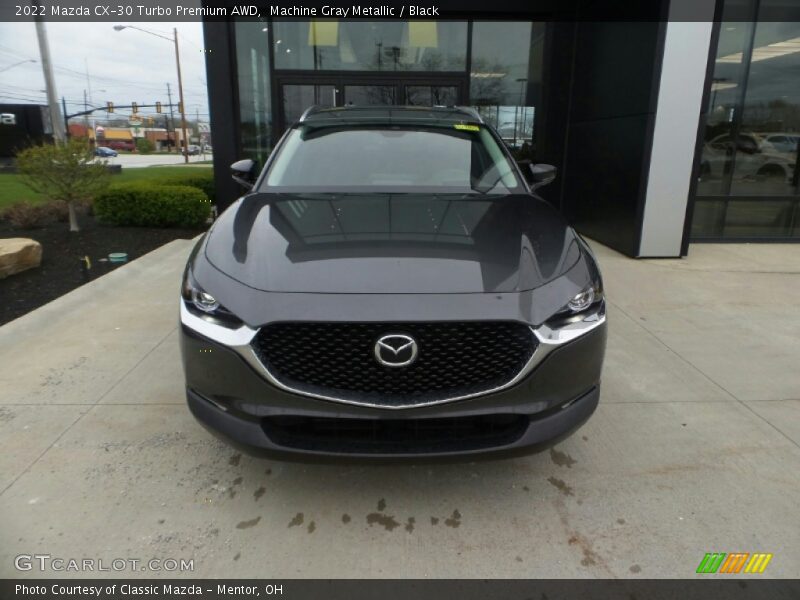 Machine Gray Metallic / Black 2022 Mazda CX-30 Turbo Premium AWD