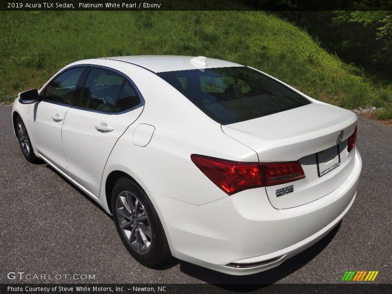 Platinum White Pearl / Ebony 2019 Acura TLX Sedan