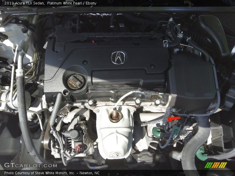 Platinum White Pearl / Ebony 2019 Acura TLX Sedan