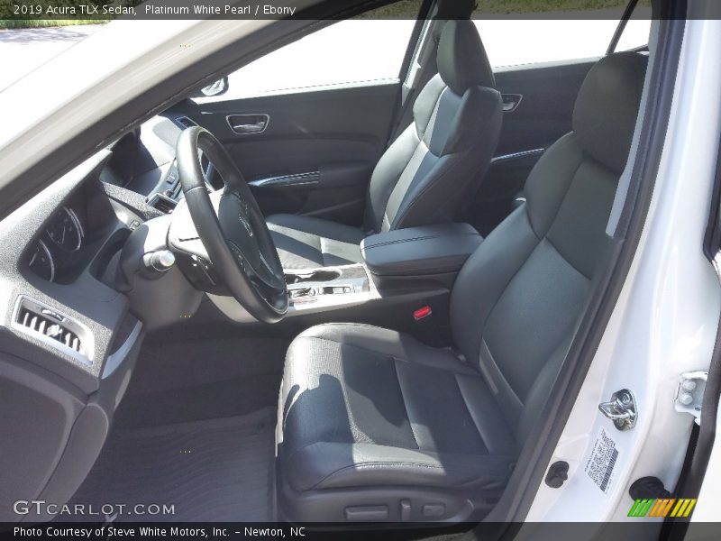Platinum White Pearl / Ebony 2019 Acura TLX Sedan