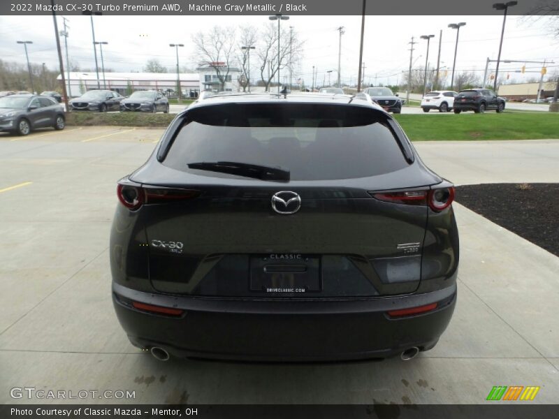 Machine Gray Metallic / Black 2022 Mazda CX-30 Turbo Premium AWD
