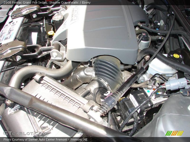 Shadow Gray Metallic / Ebony 2008 Pontiac Grand Prix Sedan