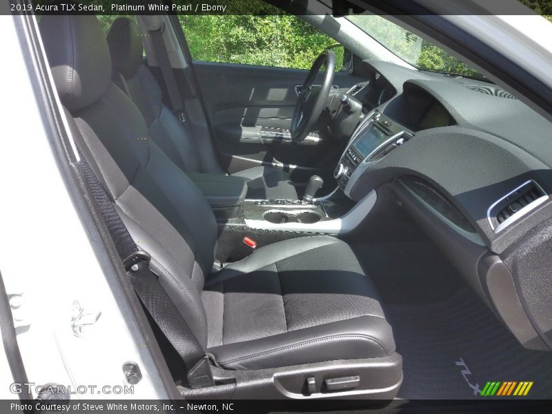 Platinum White Pearl / Ebony 2019 Acura TLX Sedan