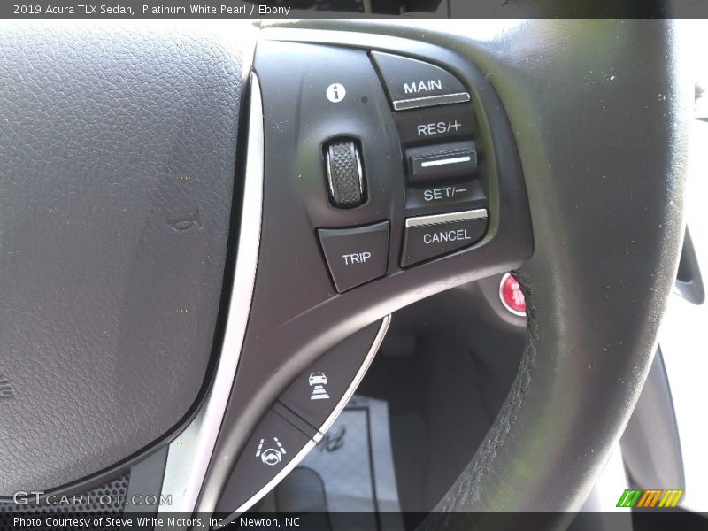Platinum White Pearl / Ebony 2019 Acura TLX Sedan