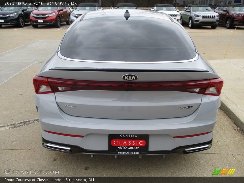 Wolf Gray / Black 2021 Kia K5 GT-Line