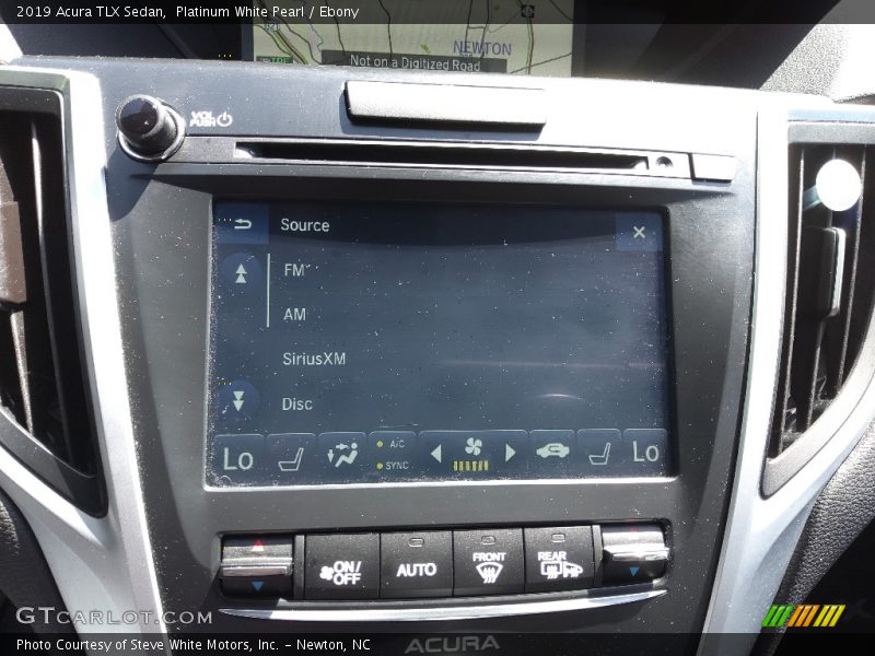 Platinum White Pearl / Ebony 2019 Acura TLX Sedan