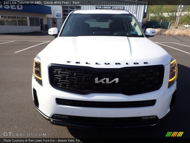 Glacial White Pearl / Black 2022 Kia Telluride SX AWD