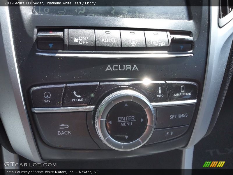 Platinum White Pearl / Ebony 2019 Acura TLX Sedan