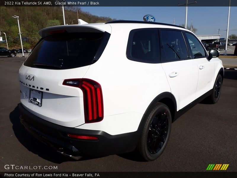 Glacial White Pearl / Black 2022 Kia Telluride SX AWD