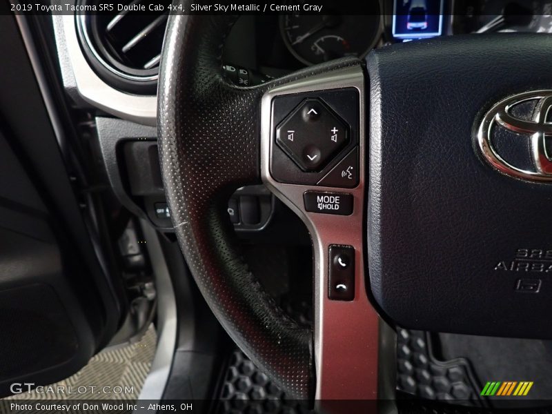 Silver Sky Metallic / Cement Gray 2019 Toyota Tacoma SR5 Double Cab 4x4