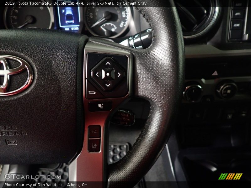 Silver Sky Metallic / Cement Gray 2019 Toyota Tacoma SR5 Double Cab 4x4