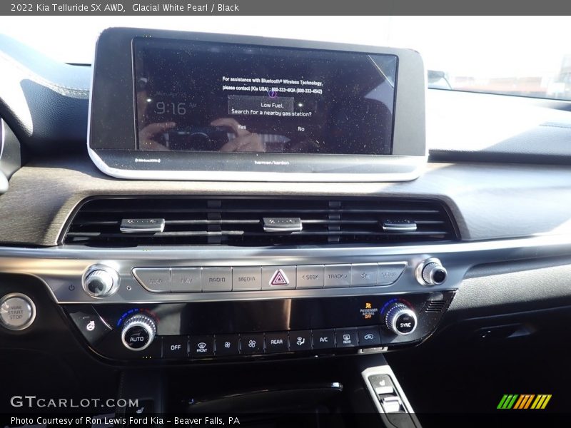 Glacial White Pearl / Black 2022 Kia Telluride SX AWD