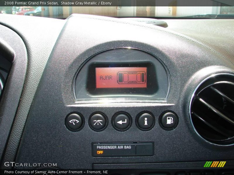Shadow Gray Metallic / Ebony 2008 Pontiac Grand Prix Sedan