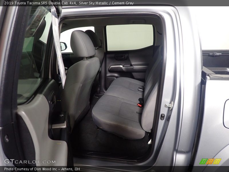 Silver Sky Metallic / Cement Gray 2019 Toyota Tacoma SR5 Double Cab 4x4