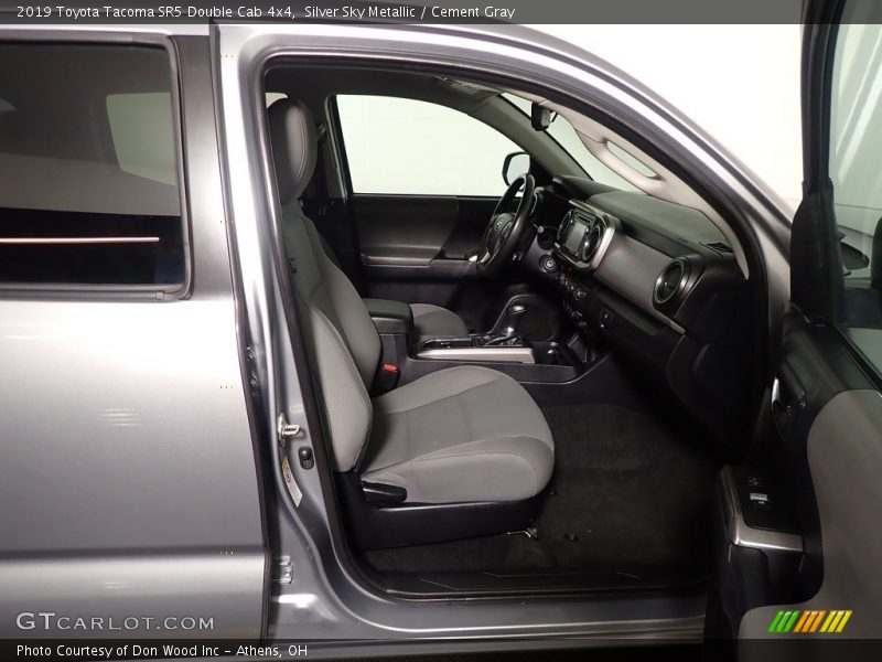 Silver Sky Metallic / Cement Gray 2019 Toyota Tacoma SR5 Double Cab 4x4