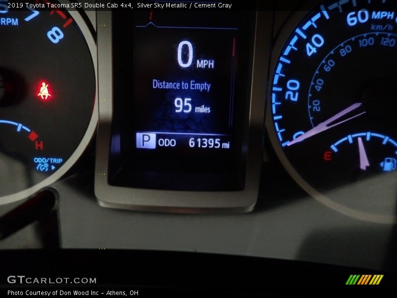 Silver Sky Metallic / Cement Gray 2019 Toyota Tacoma SR5 Double Cab 4x4
