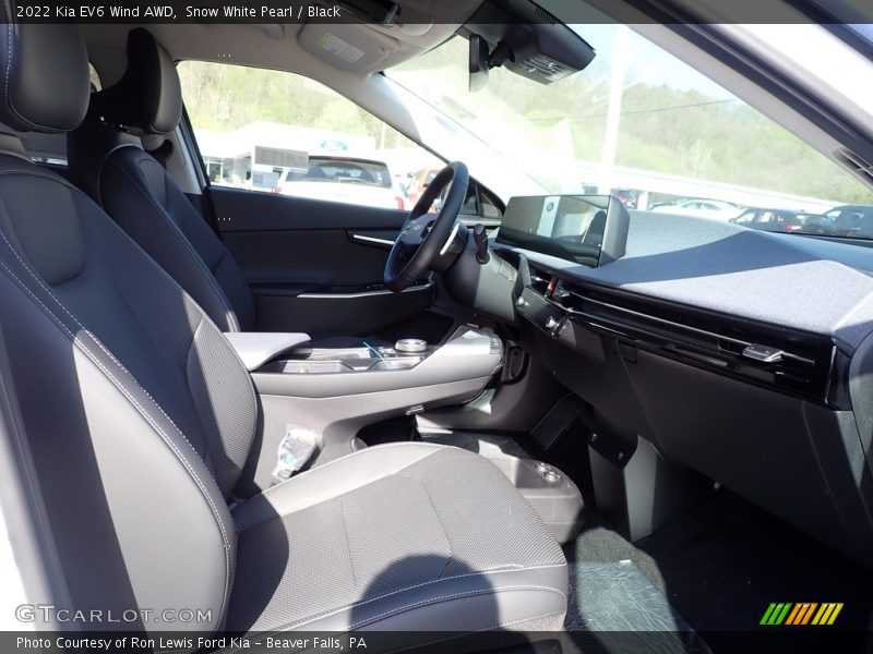 Snow White Pearl / Black 2022 Kia EV6 Wind AWD