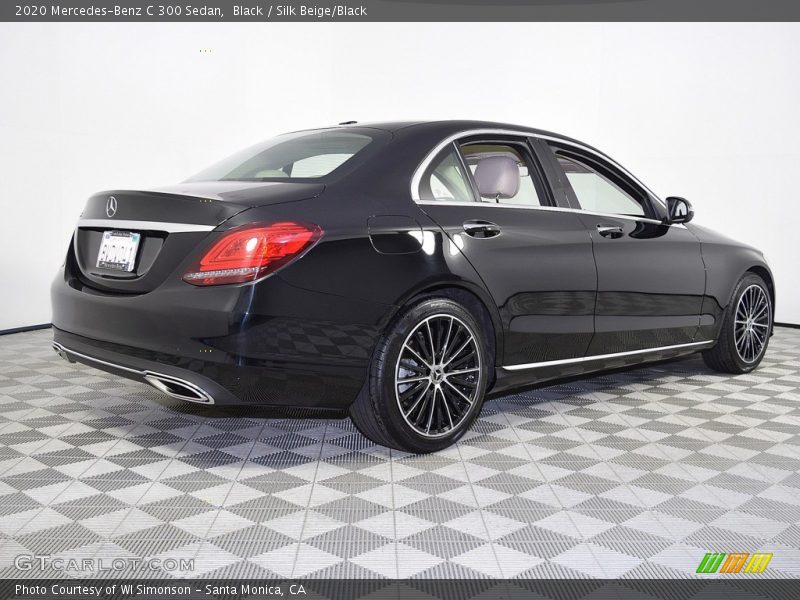 Black / Silk Beige/Black 2020 Mercedes-Benz C 300 Sedan