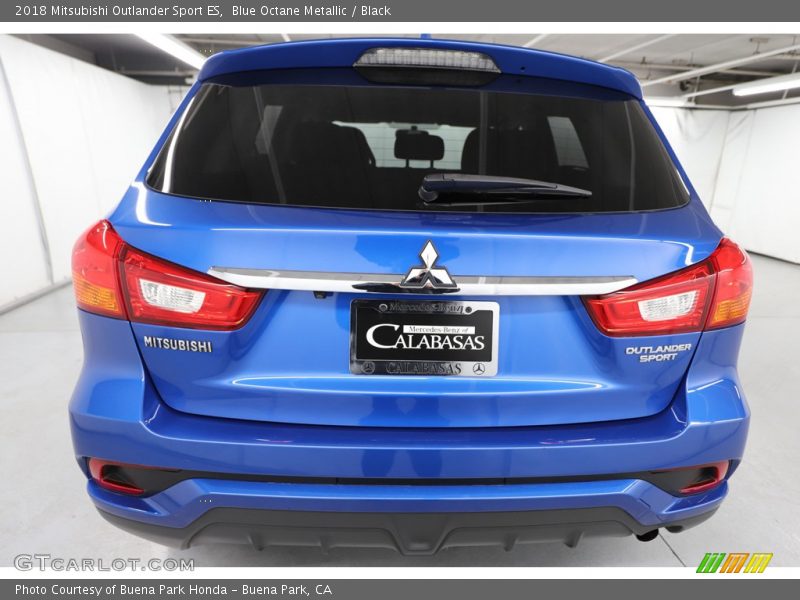 Blue Octane Metallic / Black 2018 Mitsubishi Outlander Sport ES