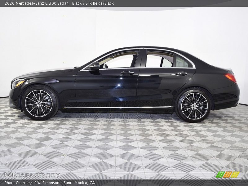 Black / Silk Beige/Black 2020 Mercedes-Benz C 300 Sedan