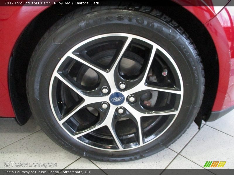 Ruby Red / Charcoal Black 2017 Ford Focus SEL Hatch