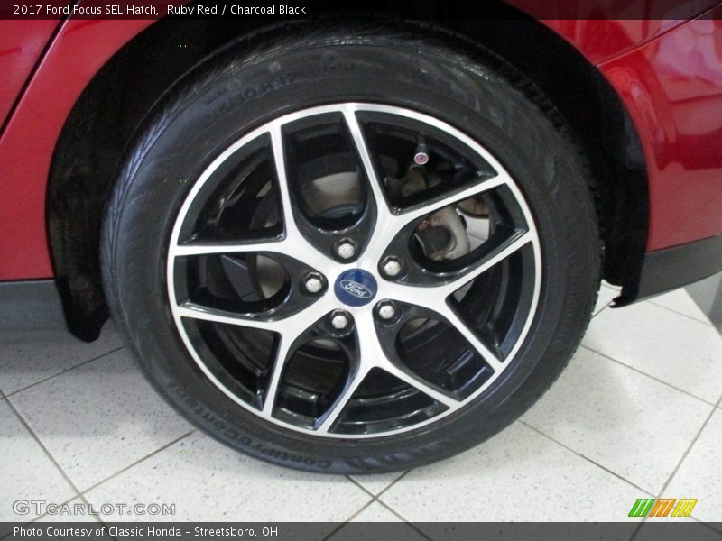 Ruby Red / Charcoal Black 2017 Ford Focus SEL Hatch