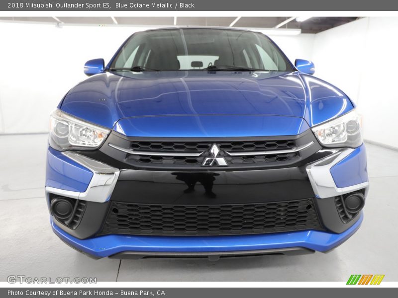 Blue Octane Metallic / Black 2018 Mitsubishi Outlander Sport ES