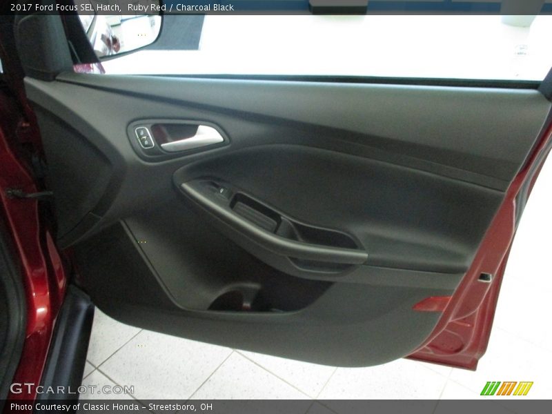 Ruby Red / Charcoal Black 2017 Ford Focus SEL Hatch