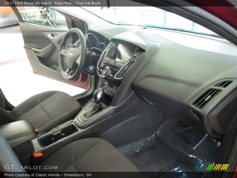 Ruby Red / Charcoal Black 2017 Ford Focus SEL Hatch