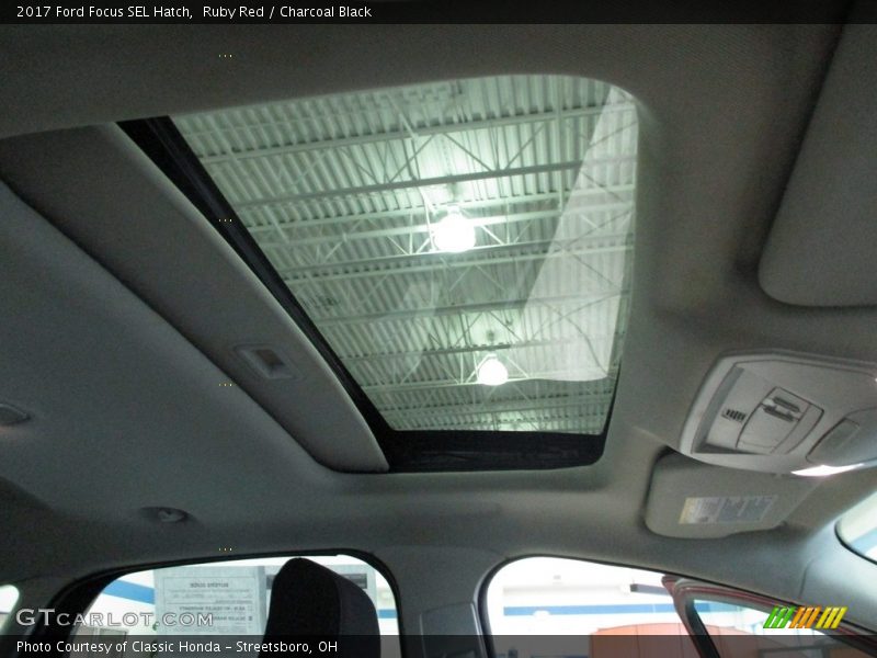 Ruby Red / Charcoal Black 2017 Ford Focus SEL Hatch
